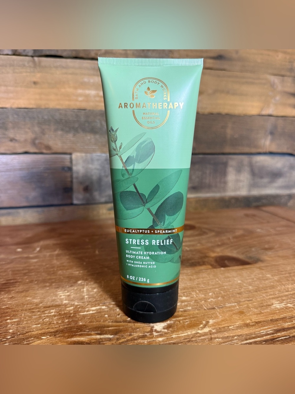 Bath and Body Works STRESS RELIEF EUCALYPTUS + SPEARMINT Body Cream 8 oz u